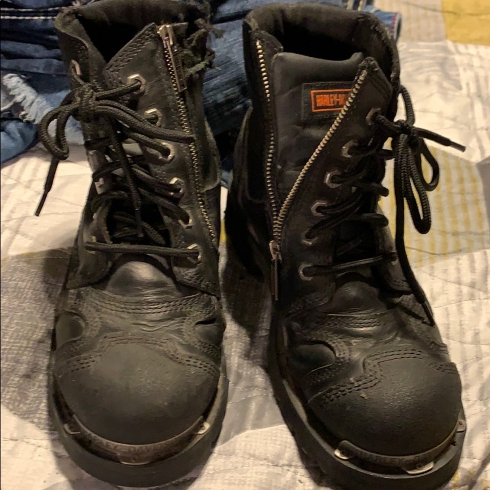 Harley Davidson women’s riding boots- size 9❤️☮️